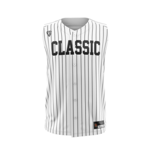 FULL BUTTON JERSEY SLEEVELESS