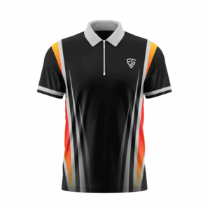 ADULT 1/4 ZIP BUTTON POLO SHIRT