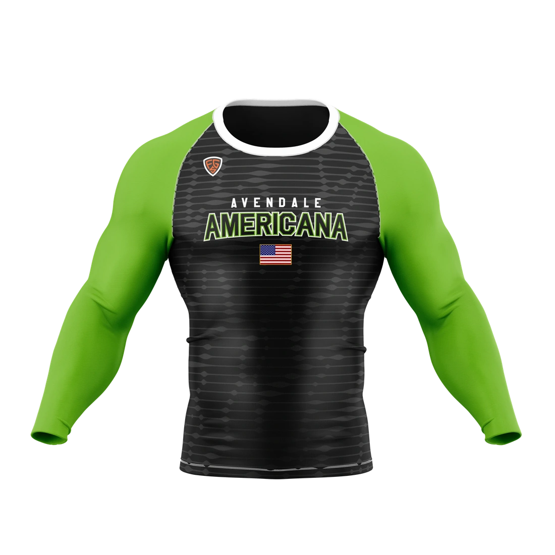 MMA1001LS-Wrestling-Long-Sleeve-Compression-Shirt-Avendale-Americana-1