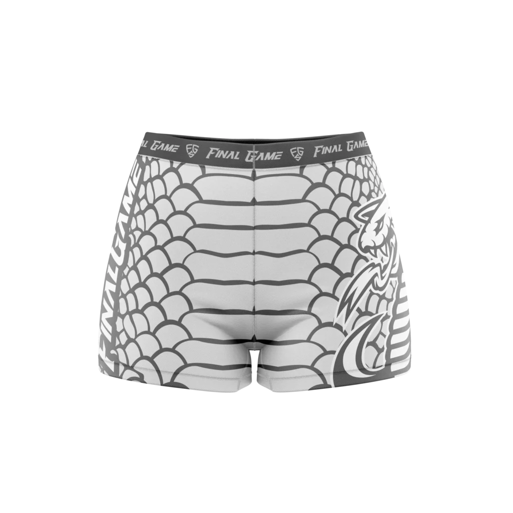 MMA1002L-Women's-Compression-Shorts-MMA-Viper-white-1