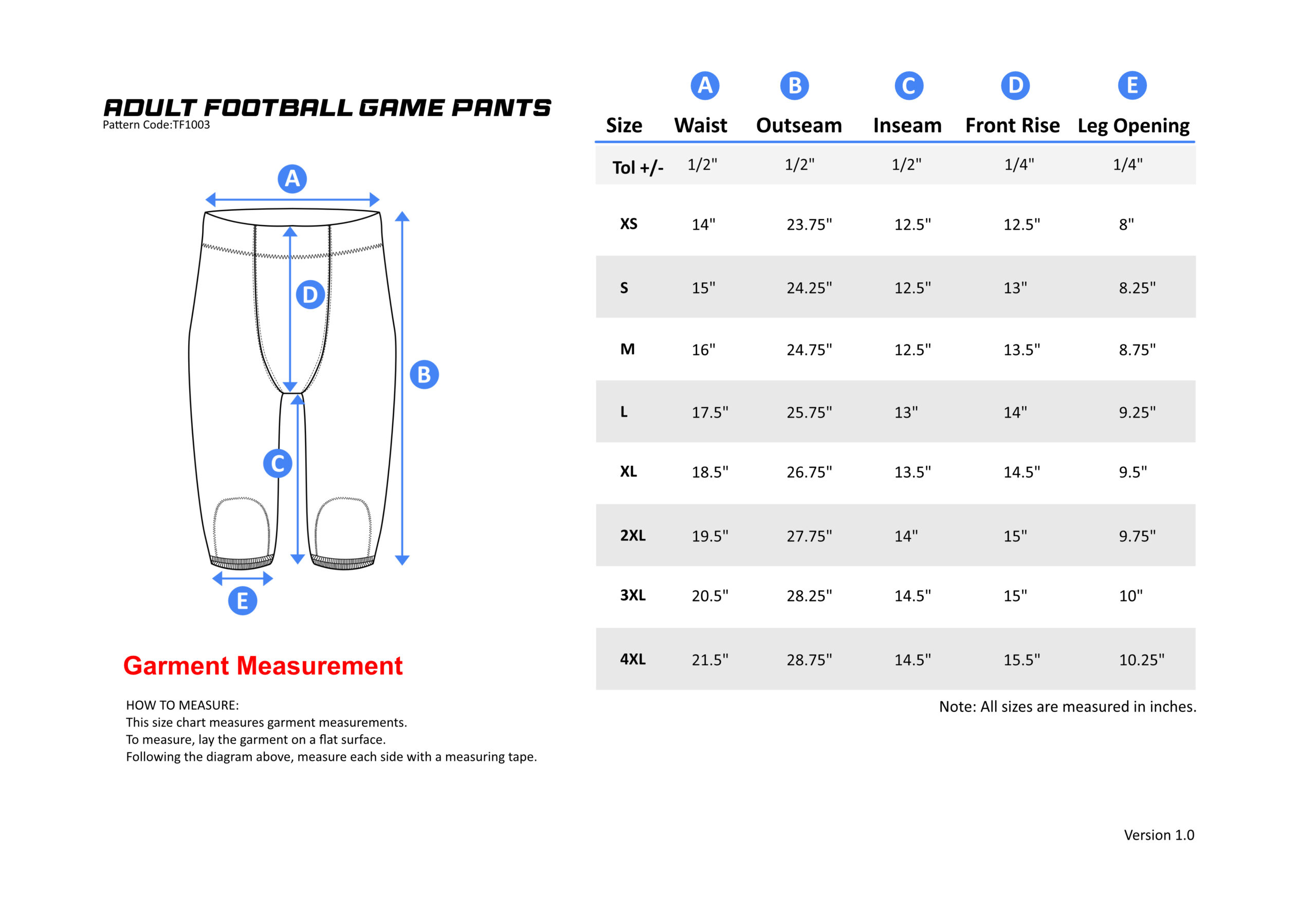 TF1003-beltless-non-integrated-football-pants