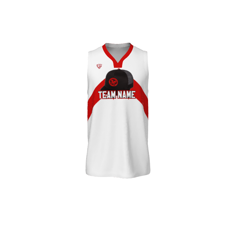 Mens Basketball North 1 Wishbone Neck Men's Basketball Jersey (BB2003). (x 8)