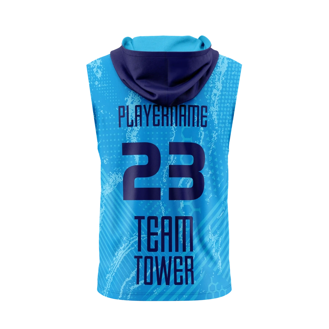 Hooded 7 on 7 Sleeveless Jersey - Team Tower