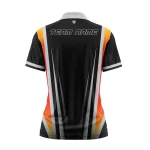 Ladies Short Sleeve 1/4 Zip Polo Bowling Shirt