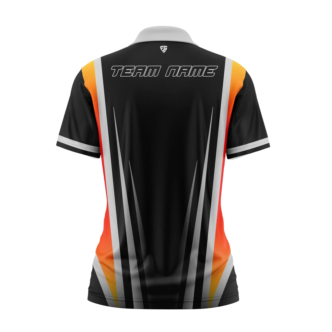 Ladies Short Sleeve 1/4 Zip Polo Bowling Shirt