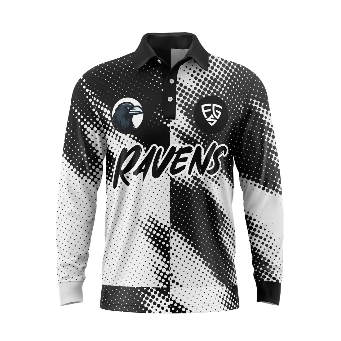 Long-Sleeve-Button-Polo-Ravens