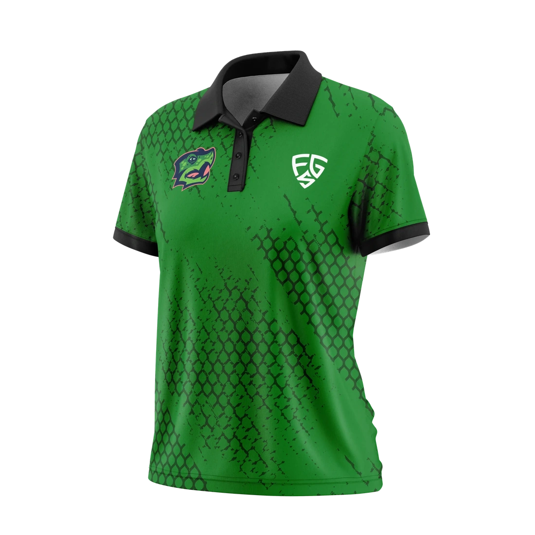 Womens-Button-Polo-Shirt-Snappers