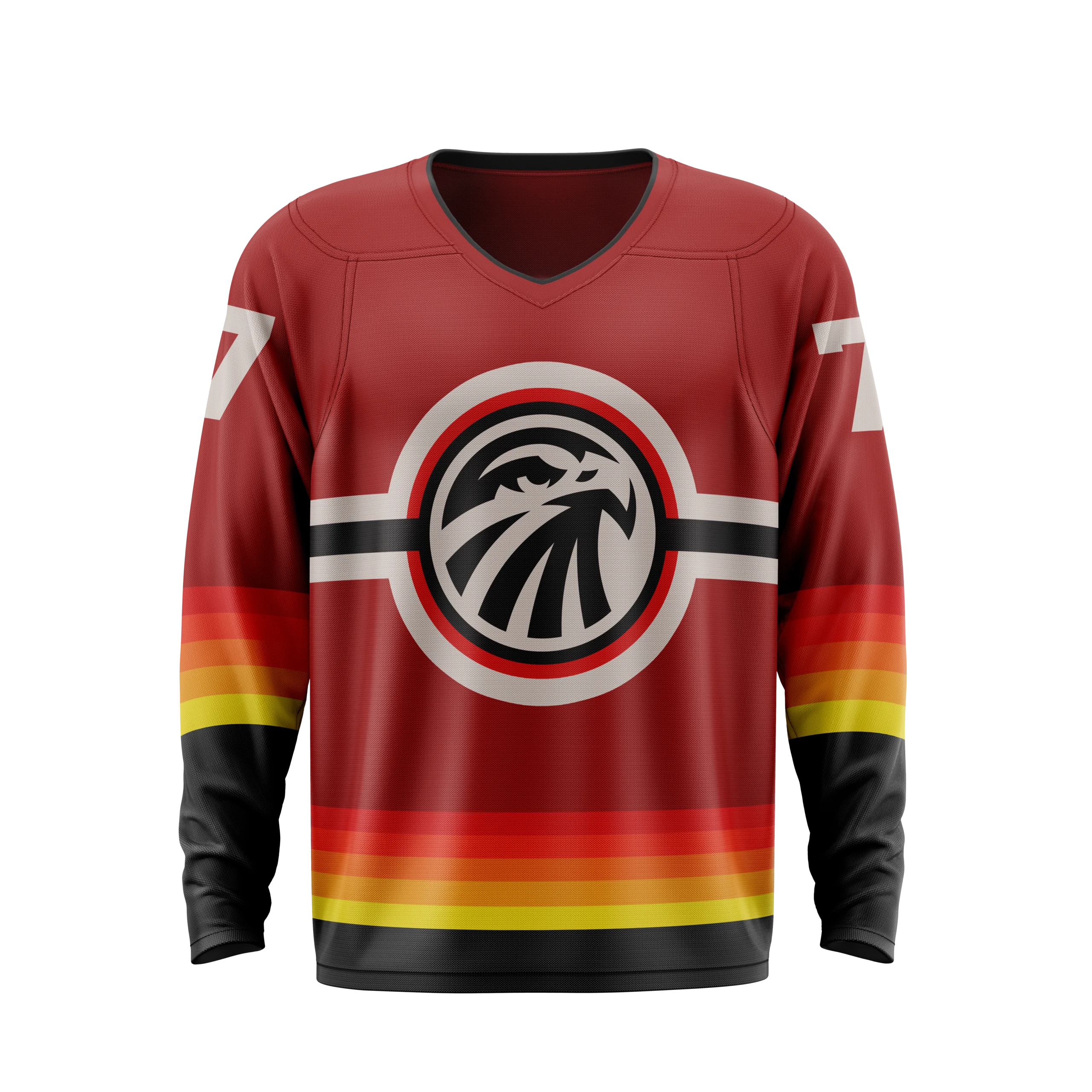 Adult V-Neck Hockey Jersey - Hawks