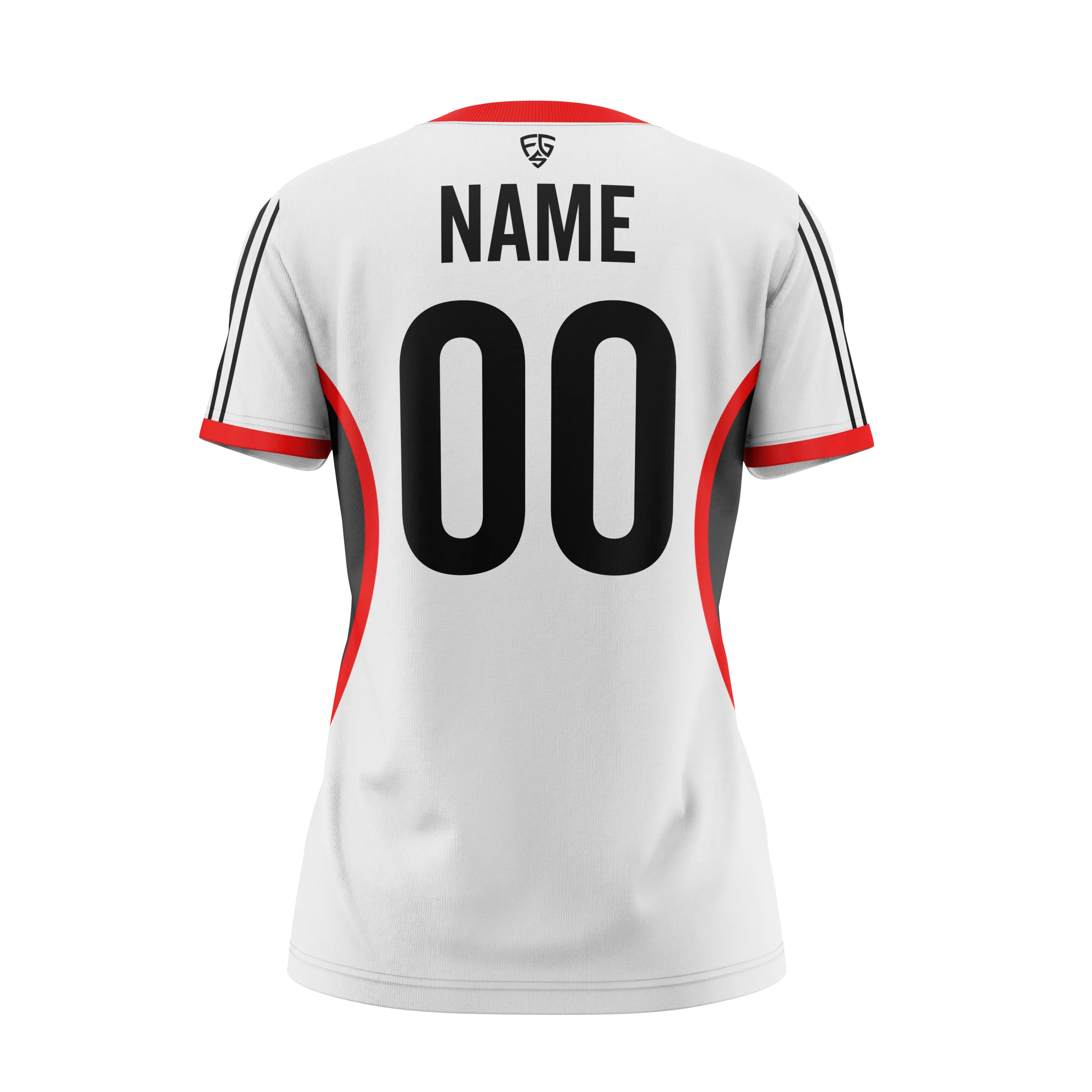 Womens Smooth V-Neck Soccer Jersey - Poland