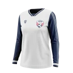 Womens Smooth V Neck Goalie Soccer Jersey - Patriot