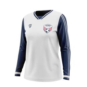 Womens Smooth V Neck Goalie Soccer Jersey - Patriot