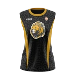 Ladies Crew Neck Sleeveless Volleyball Jersey - Lions