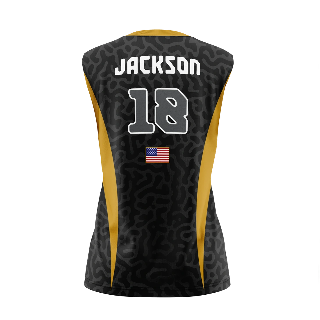 Ladies Crew Neck Sleeveless Volleyball Jersey - Lions