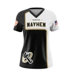 Ladies V Neck Short Sleeve Volleyball Jersey - Mayhem