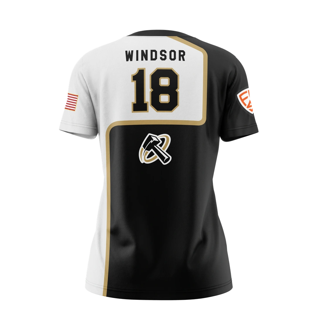 Ladies V Neck Short Sleeve Volleyball Jersey - Mayhem