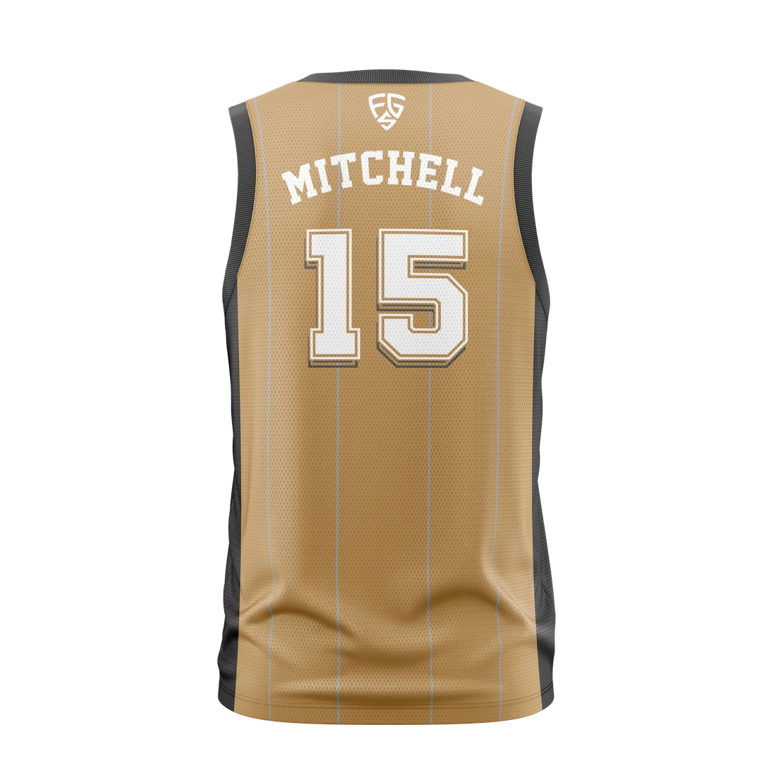 Crew Neck Men's Basketball Jersey Reversible