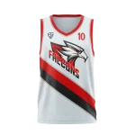 V Neck Men's Basketball Jersey Reversible