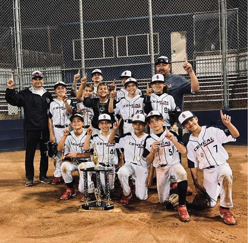 Cencal Athletics baseball team wearing custom sublimated all star jerseys by Final Game Sports in Tracy, California