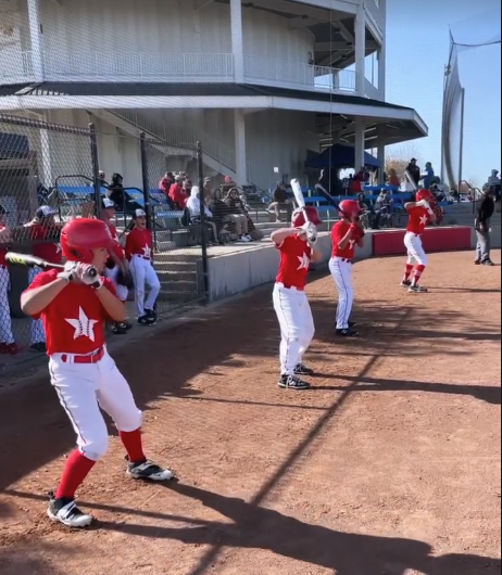 Future Stars baseball team wearing custom sublimated jerseys by Final Game Sports in Tracy, California
