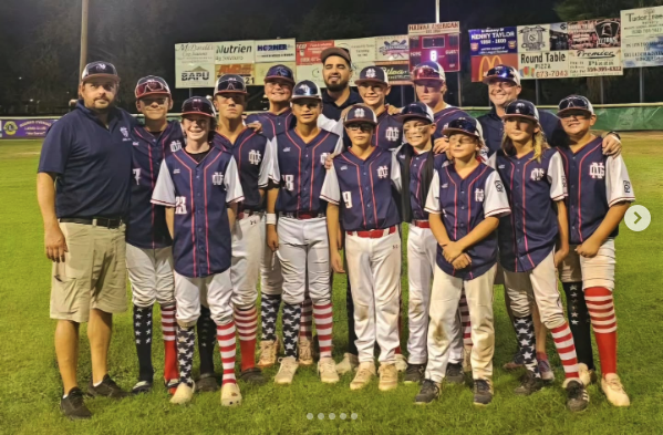 Northgate Little League baseball team wearing custom sublimated all star jerseys by Final Game Sports in Tracy, California