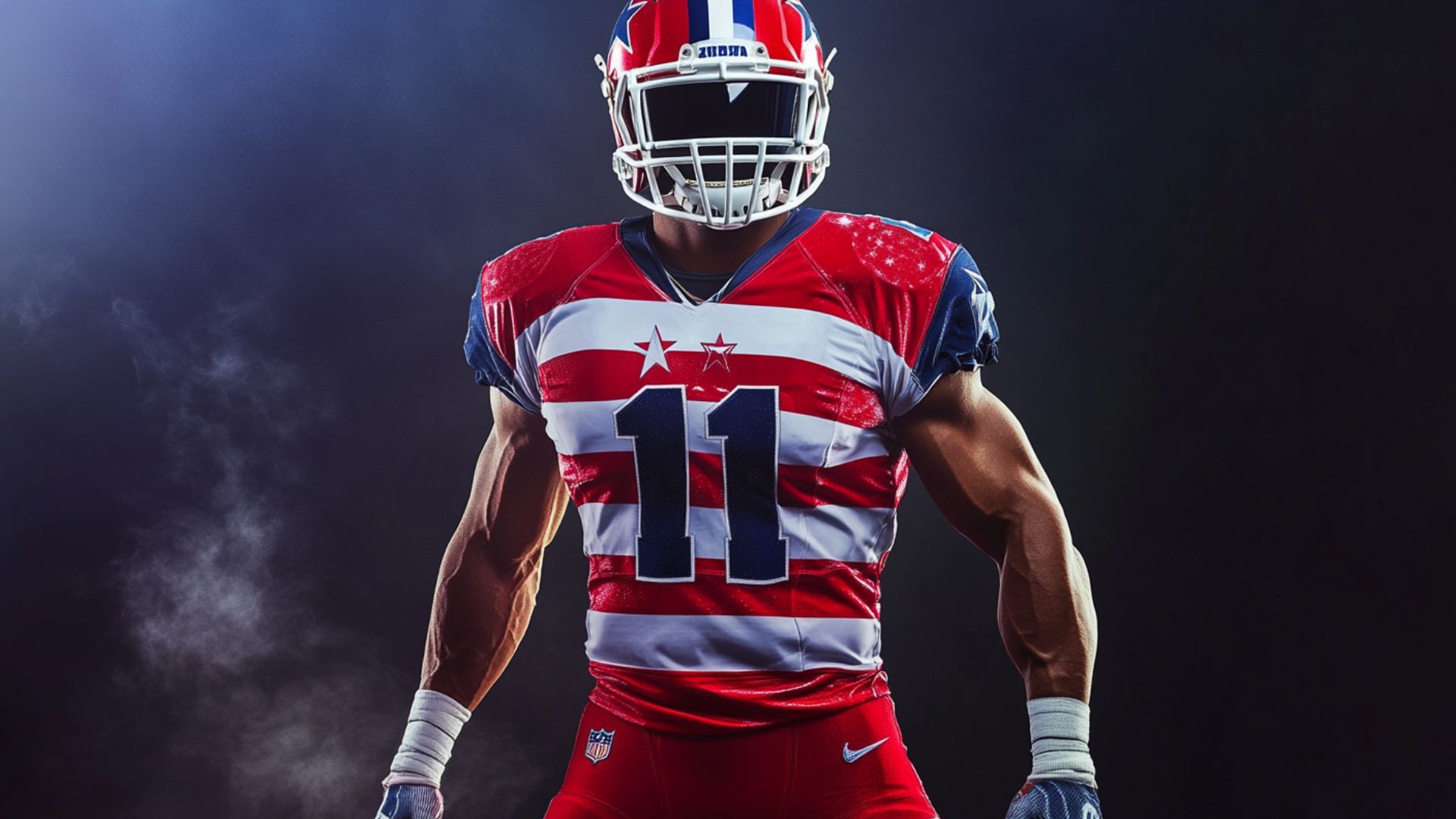 Personalized flag football uniforms